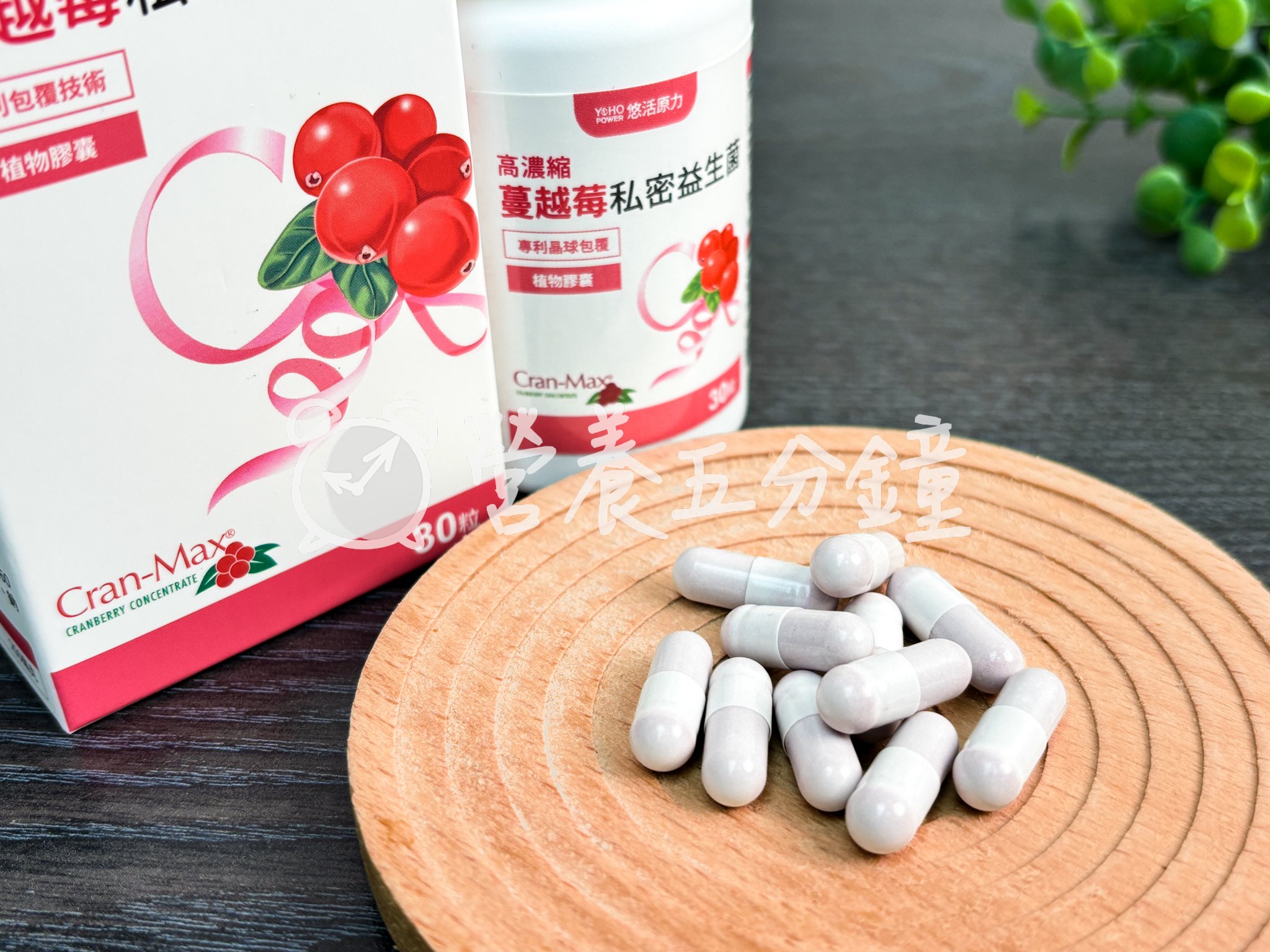 蔓越莓益生菌推薦：【悠活原力】高濃縮蔓越莓私密益生菌植物膠囊