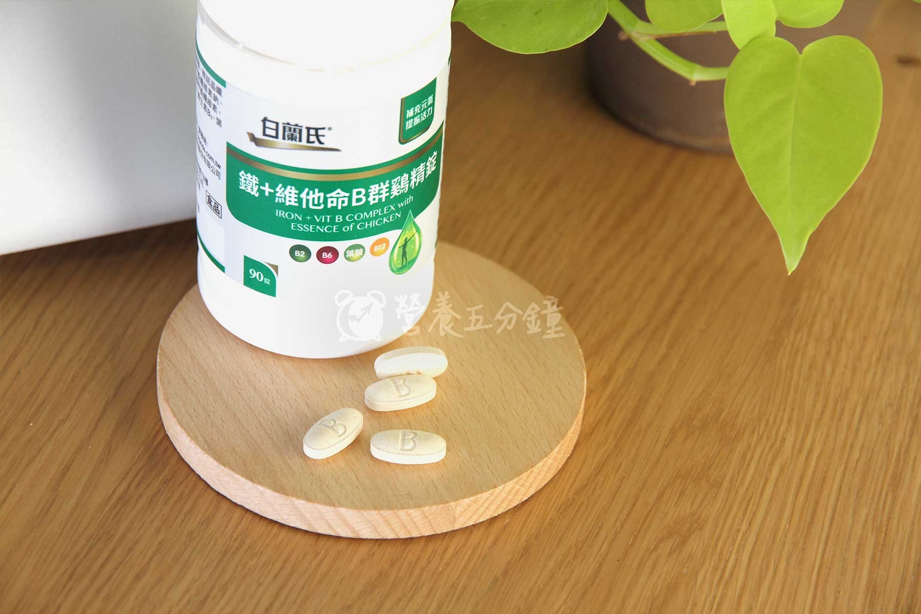 B群推薦:白蘭氏鐵+維他命B群鷄精錠