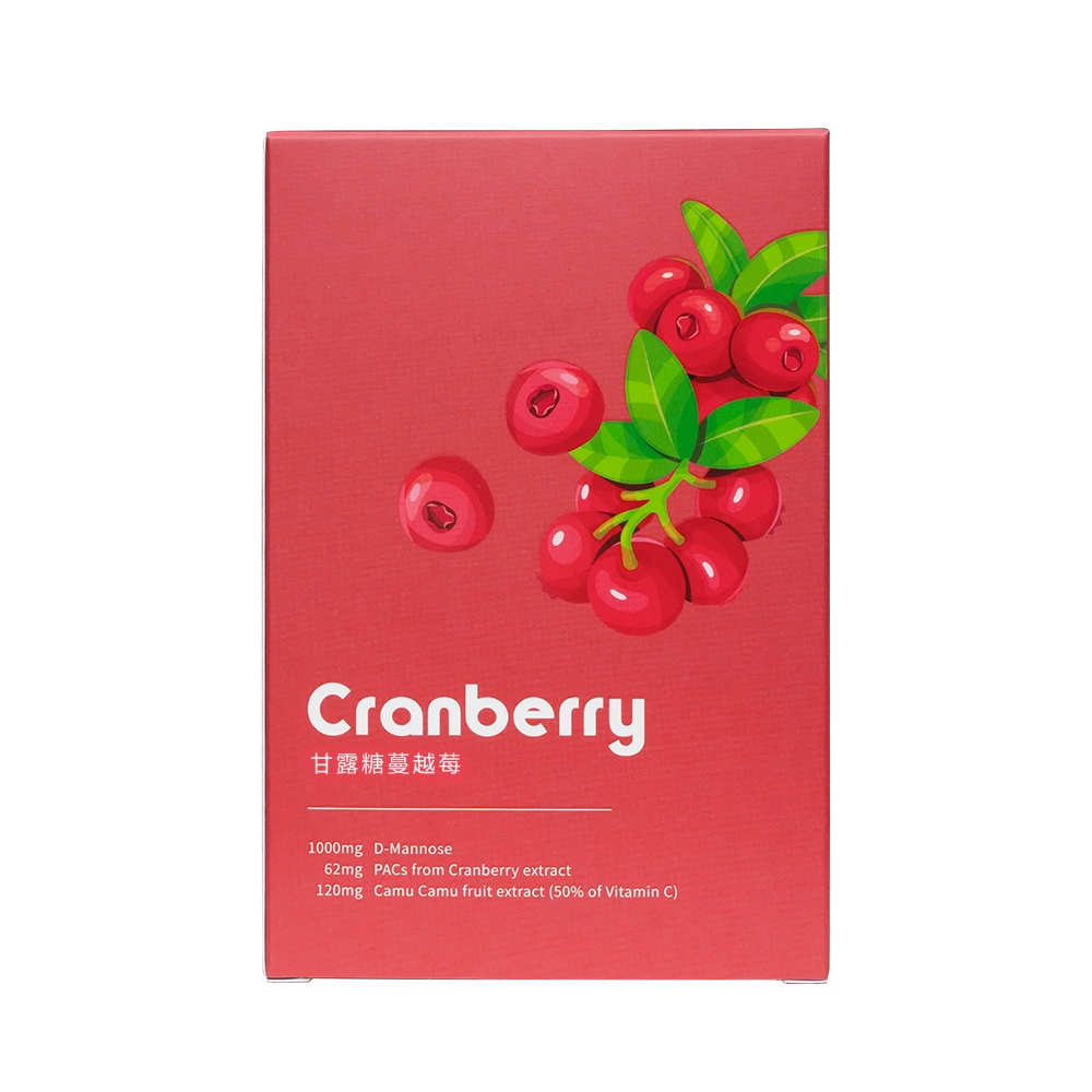 蔓越莓益生菌推薦：【營養師輕食】甘露糖蔓越莓