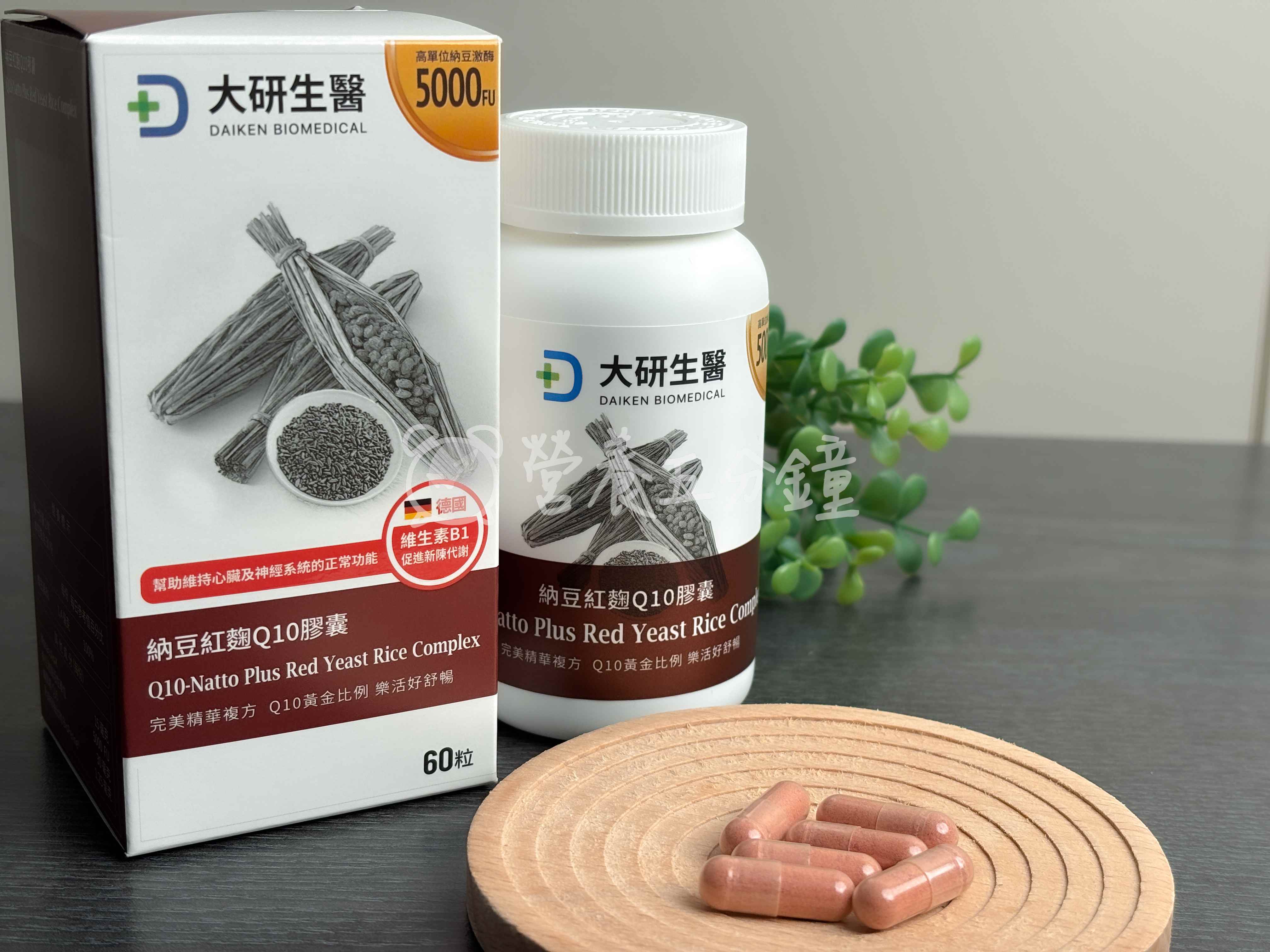 納豆紅麴推薦:【大研生醫】納豆紅麴Q10膠囊