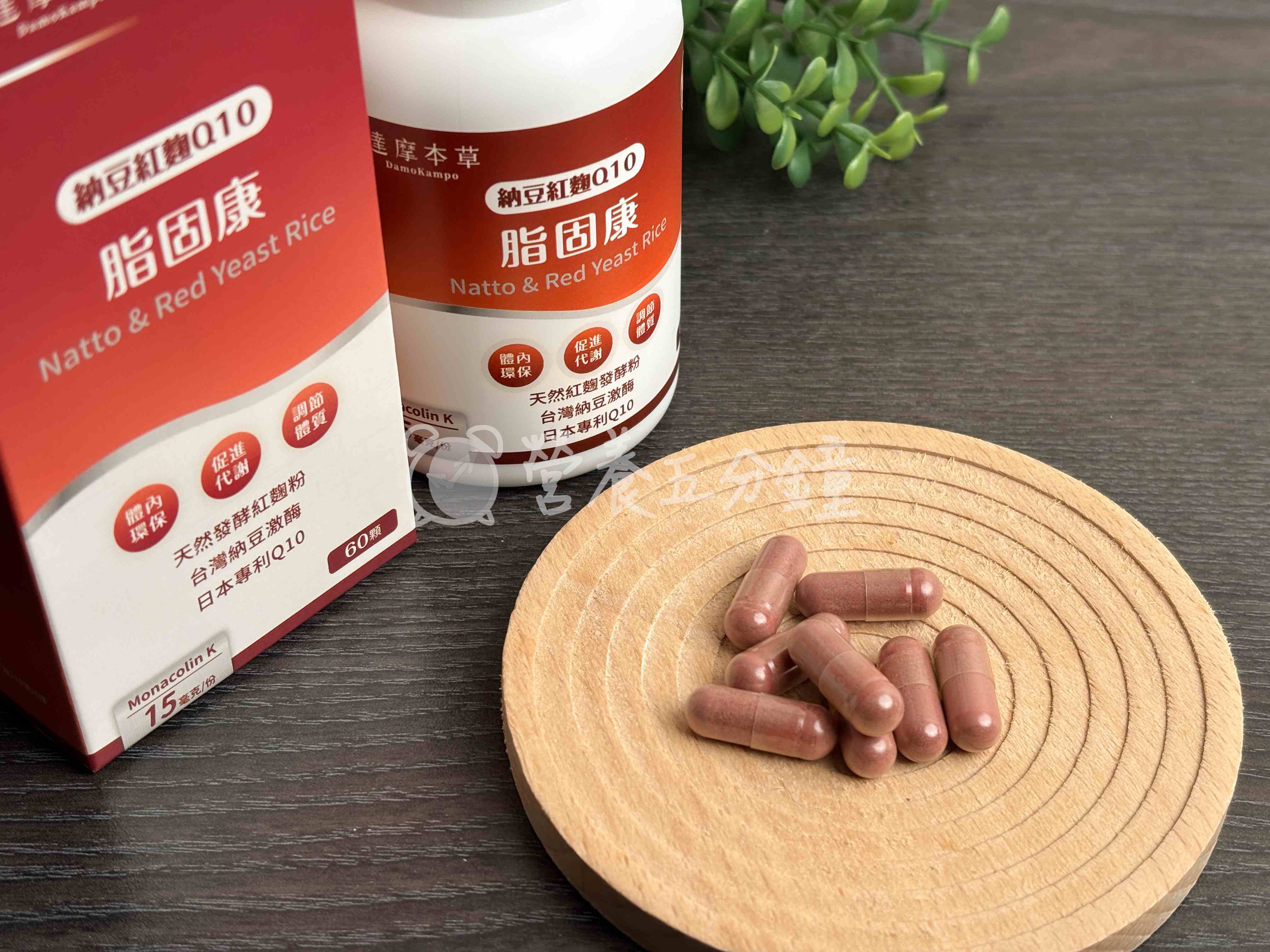 納豆紅麴推薦:【達摩本草】脂固康植物膠囊