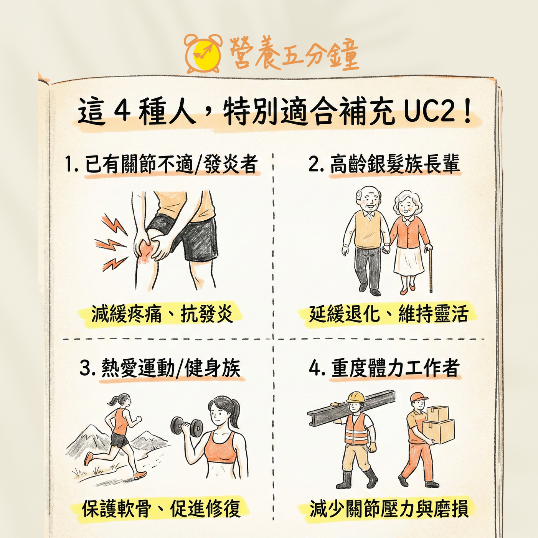 UC2適合哪些人吃?