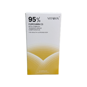 【Vitabox】【養護專科】美國專利 95% C3 超級薑黃素+牛樟芝子實體